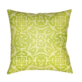 Livabliss Yindi Light Green Grass Yellow Accent Pillow Cover - 22x22