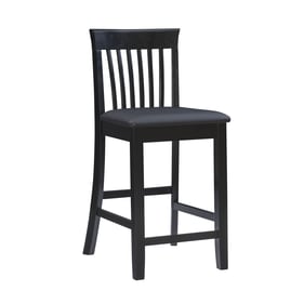 Linon Torino Black Craftsman Counter Height Stool