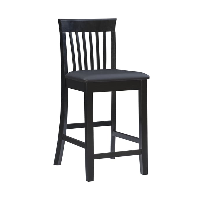 Linon Torino Black Craftsman Counter Height Stool LN-01857BLK01U