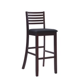 Linon Torino Merlot Dark Brown Ladder Bar Stool