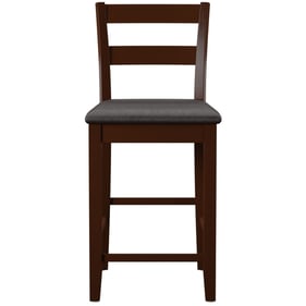 Linon Torino Merlot Dark Brown Soho Counter Height Stool