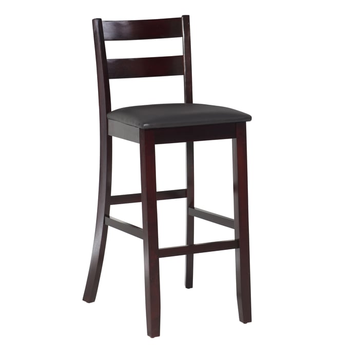 Linon Torino Merlot Dark Brown Soho Bar Stool LN-01867ESP-01-KD-U