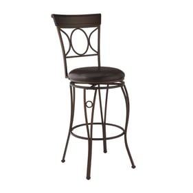 Linon Circles Brown Barstool