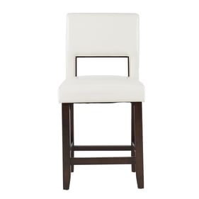 Linon Vega White Counter Height Stool