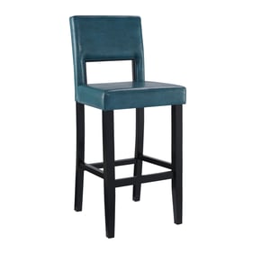 Linon Vega Aegean Blue Bar Stool