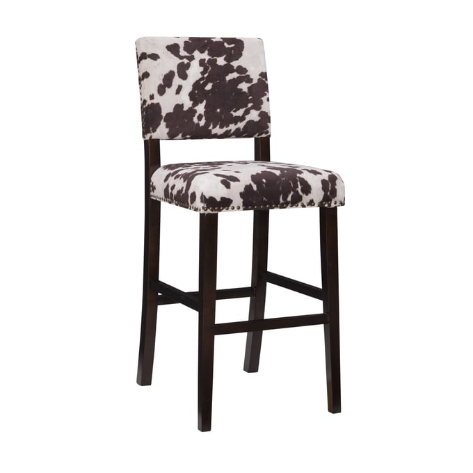 Linon Corey Brown Udder Madness Bar Stool LN-14061UDD01U