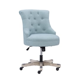 Linon Sinclair Light Blue Office Chair