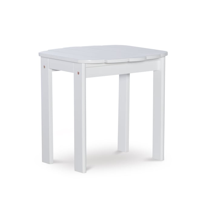 Linon Adirondack White End Table LN-20155WHT-01-KD-U