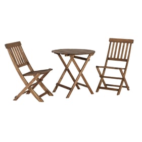 Linon Catalan Acorn 3pc Bistro Set