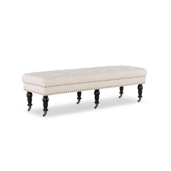 Linon Isabelle Natural 62 Inch Bench LN-368254NAT01U