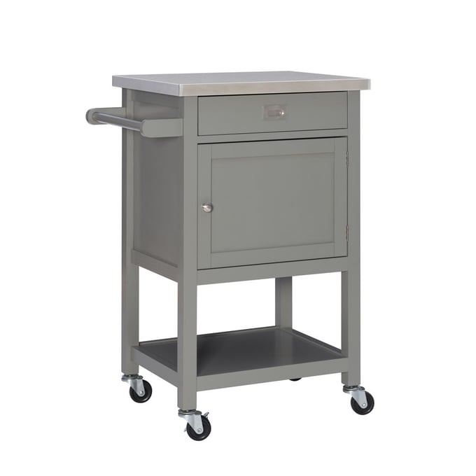 Linon Sydney Grey Apartment Cart LN-464918GRY01U