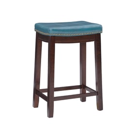 Linon Claridge Blue Counter Stool