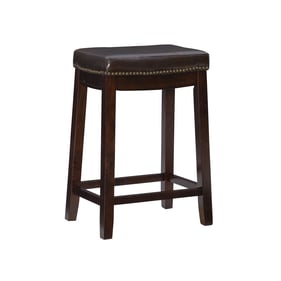 Linon Claridge Brown Counter Stool