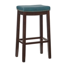 Linon Claridge Blue Barstool