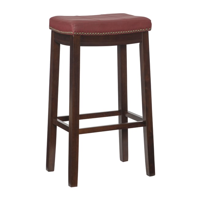 Linon Claridge Red Barstool LN-55816RED01U