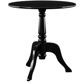 Linon Black Acrylic Coffee Table