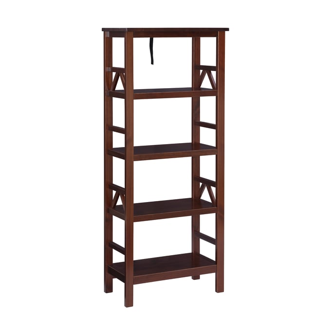 Linon Titian Antique Tobacco Bookcase LN-86150ATOB-01-KD-U