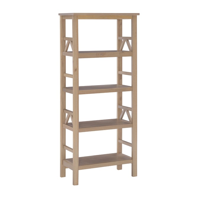 Linon Titian Driftwood Bookcase LN-86150GRY01U