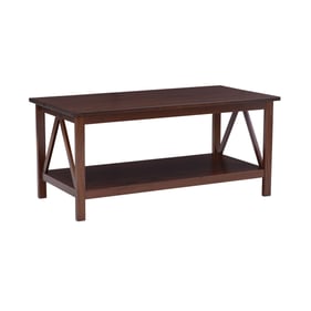 Linon Titian Antique Tobacco Coffee Table