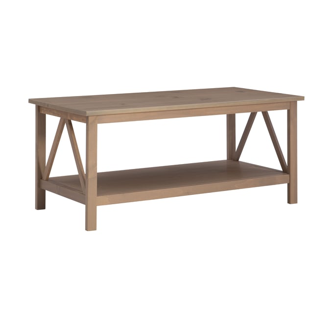 Linon Titian Driftwood Coffee Table LN-86151GRY01U