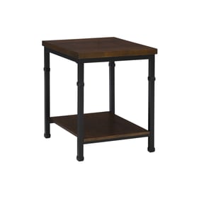 Linon Austin Black Ash Veneer End Table