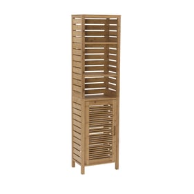 Linon Bracken Natural Tall Cabinet