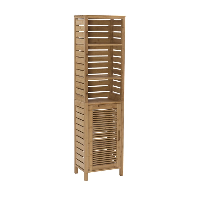 Linon Bracken Natural Tall Cabinet LN-980210NAT01U