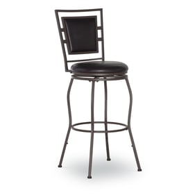 Linon Townsend Dark Brown 3pc Adjustable Stool Set