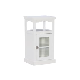 Linon Scarsdale White Demi Cabinet