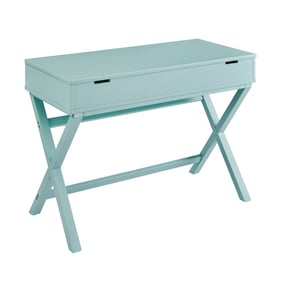 Linon Peggy Turquoise Lift Top Desk