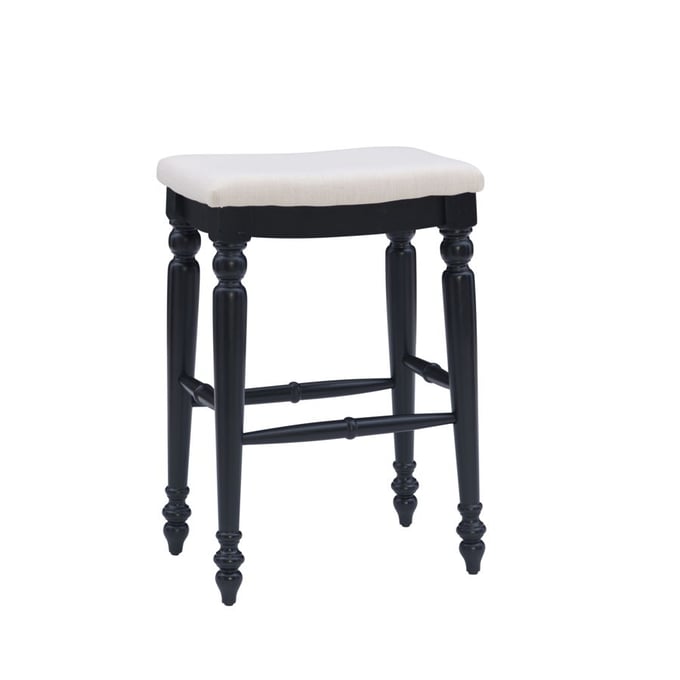 Linon Marino Black Backless Bar Stool LN-BS206ABLK01U