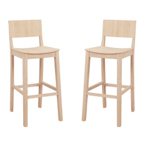 2 Linon Devin Brown Barstools