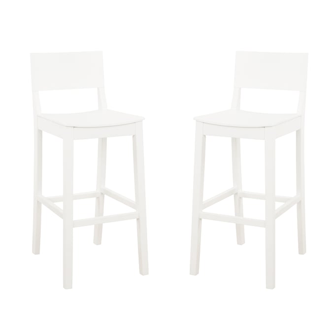 2 Linon Devin White Barstools LN-BS279WHT02KD