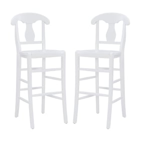 2 Linon Vander White Barstools