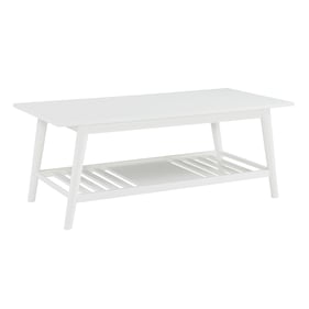 Linon Charlotte White Coffee Table