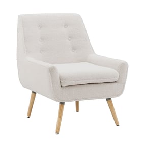 Linon Trellis Natural Sherpa Chair