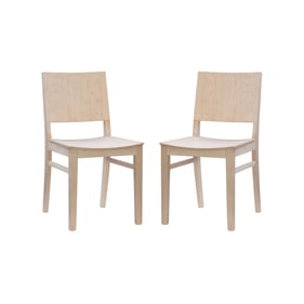 2 Linon Devin Unfinished Side Chairs