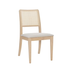 Linon Marsden Natural Light Gray Chair