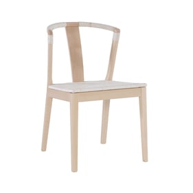 Linon Sapona Natural Off White Dining Chair