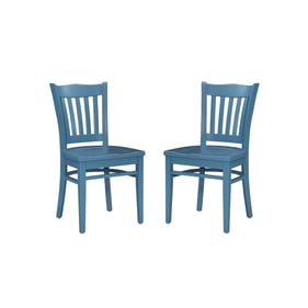 2 Linon Colette Teal Side Chairs