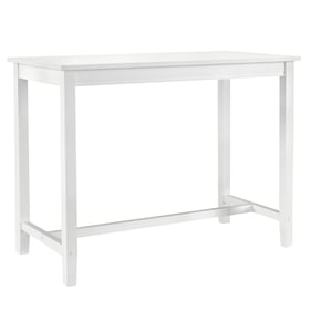 Linon Claridge White Counter Pub Table