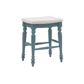 Linon Marino Blue Backless Counter Height Stool