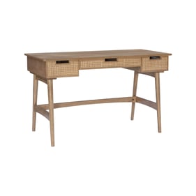 Linon Ryker Natural Rattan Desk