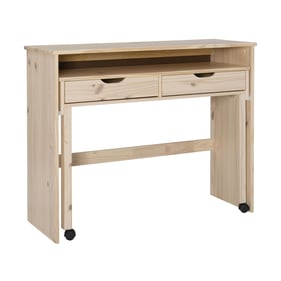 Linon Cary Natural Extendable Console Desk