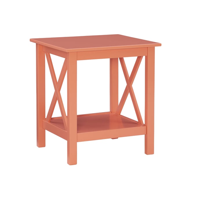 Linon Davis Coral End Table LN-DV67COR01U