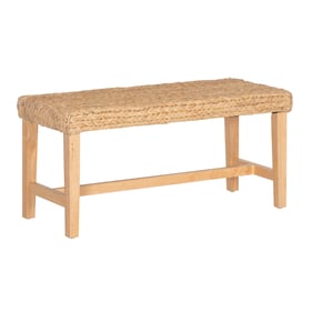 Linon Haysom Natural Brown Bench