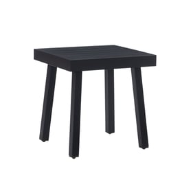 Linon Holland Black Outdoor Side Table