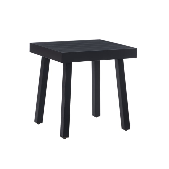 Linon Holland Black Outdoor Side Table LN-HL024BLK01U