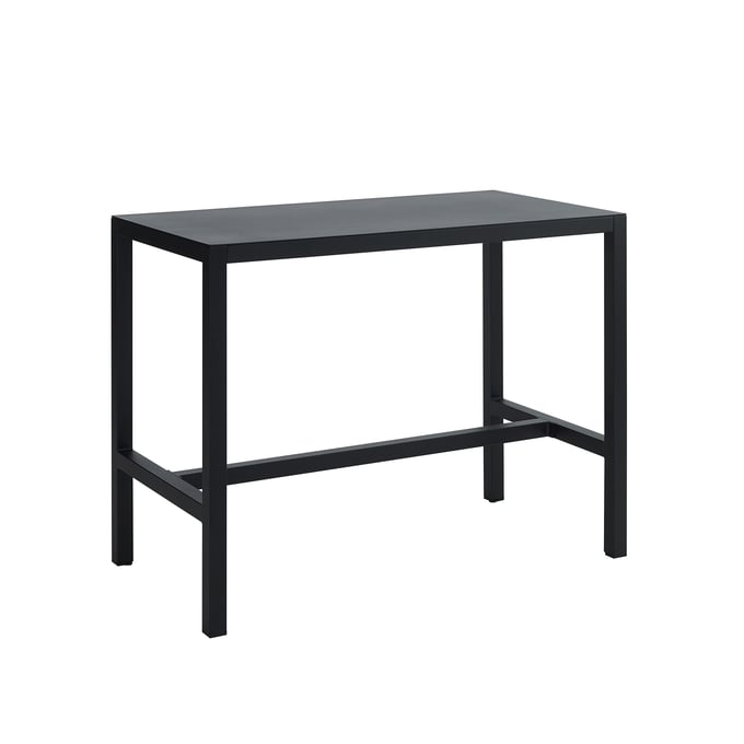 Linon Holland Black Aluminum Outdoor Tavern Table LN-HL204BLK01U