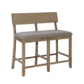 Jorissen Counter Height Bench Gray Wash